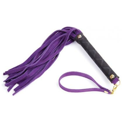 Plesur Mini Leather Flogger - Purple