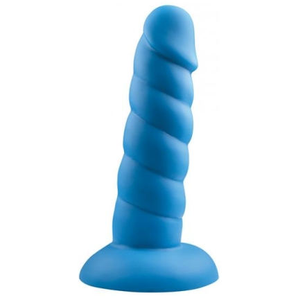 Rock Candy Suga Daddy 5.5" Silicone Dildo - Blue