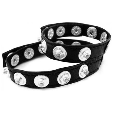 Rouge Double Multi Snap Strap Black