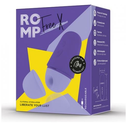 Romp Free X Clitoral Vibrator - Purple