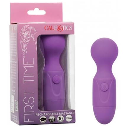 First Time Rechargeable Vibrator Massager - Purple