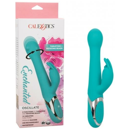 Enchanted Oscillate Vibrator - Turquoise Blue