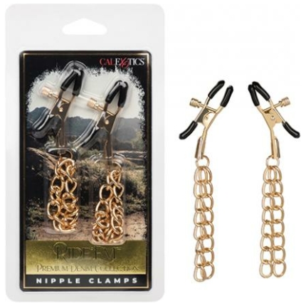 Ride 'em Premium Denim Collection Nipple Clamps