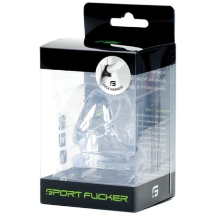 Sport Fucker Cock Harness - Clear