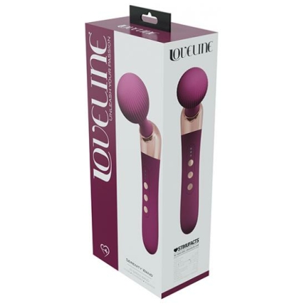 Shots Loveline Serenity Wand Massager - Burgundy
