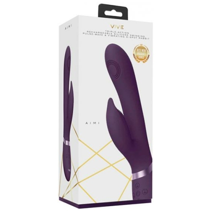 Shots Vive Aimi Pulse G-spot Rabbit- Purple