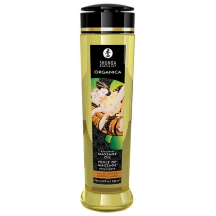 Shunga Organica Kissable Massage Oil - 8 Oz Almond Sweetness