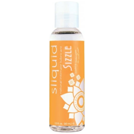 Sliquid Naturals Sizzle Lubricant - 2 Oz