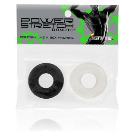 Power Stretch Donuts 2 Pack Black/Clear