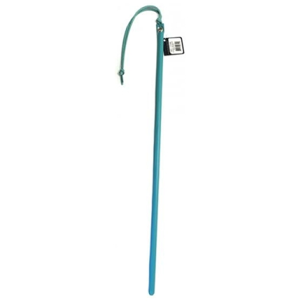 Spartacus 24" Leather Wrapped Cane - Baby Blue