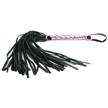 Spartacus Faux Leather Flogger - Pink