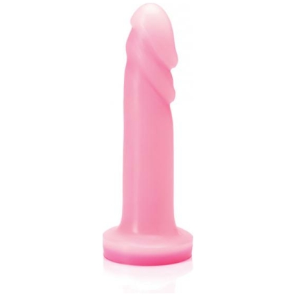 Tantus Flurry Silicone Dildo - Rose Quartz