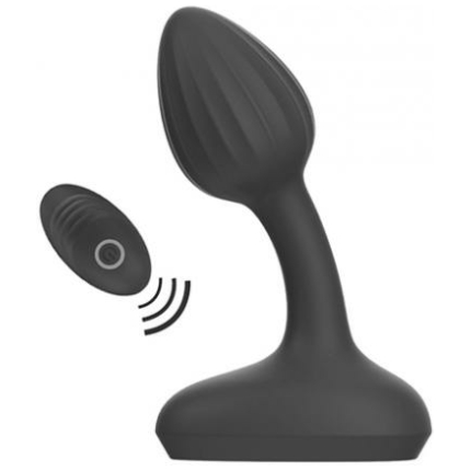 Pink Elephant Dreamer Rechargeable Vibe W/remote - Black
