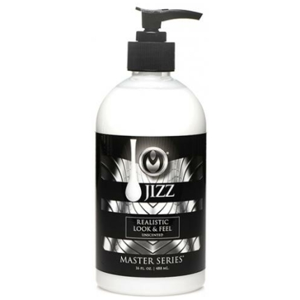 Master Series Unscented Jizz Water Based Body Glide - 16oz