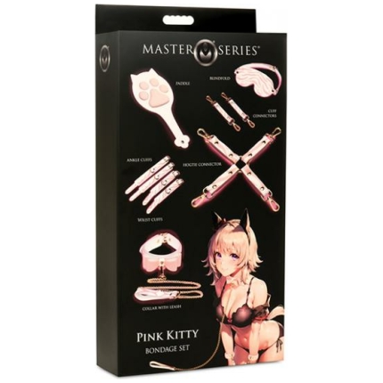 Master Series Tiger Kitty Bondage Set - Pink