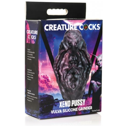 Creature Cocks Xeno Pussy Vulva Silicone Grinder - Multi Color