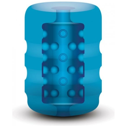 Zolo Backdoor Beaded Texture Pocket Stroker Blue