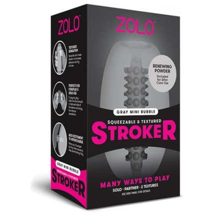 Zolo Mini Bubble Stroker - Gray