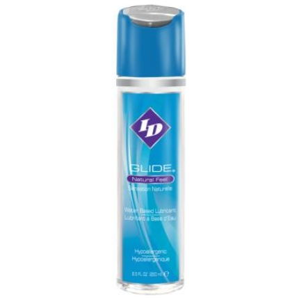 ID glide sensual water based lubricant - 8.5 oz flip cap bottle